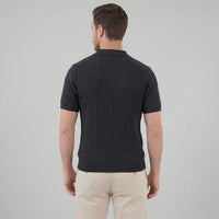 Ronan Cotton Blend Ribbed Polo