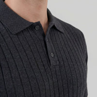 Ronan Cotton Blend Ribbed Polo
