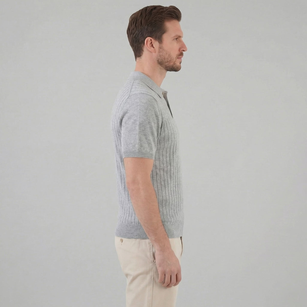Ronan Cotton Blend Ribbed Polo_5