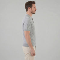 Ronan Cotton Blend Ribbed Polo