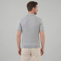 Ronan Cotton Blend Ribbed Polo