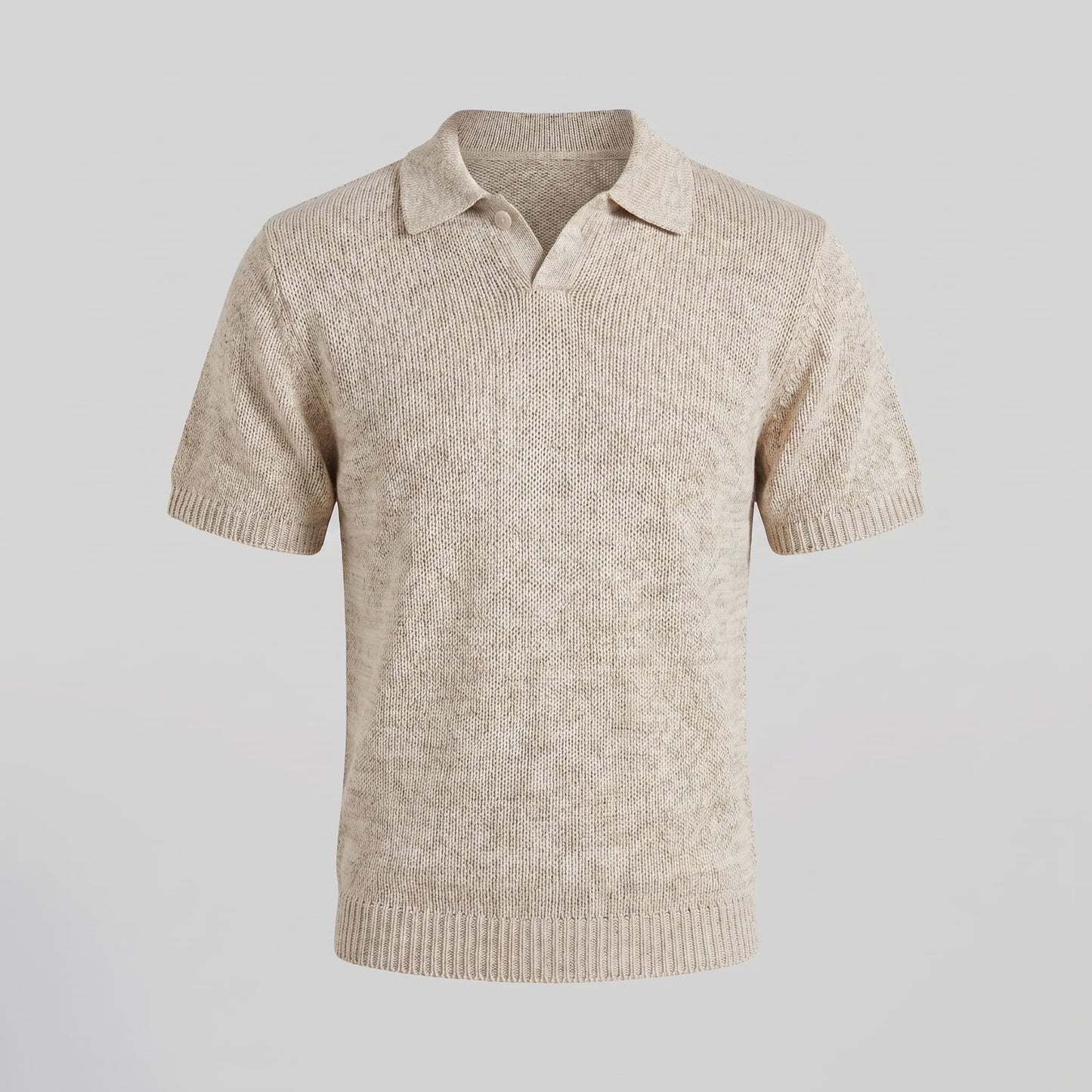 Flynn Textured Knit Polo Shirt_5