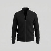 Franklin Ribbed Zip Up Cardigan