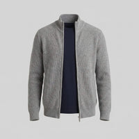 Franklin Ribbed Zip Up Cardigan