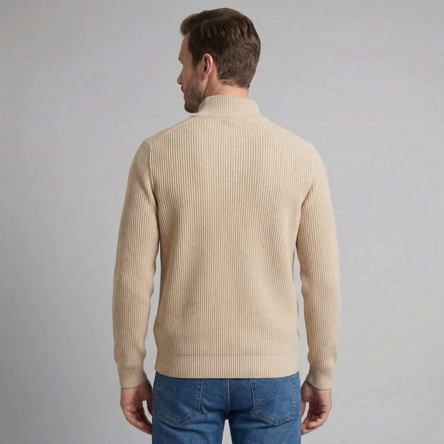 Franklin Ribbed Zip Up Cardigan_3