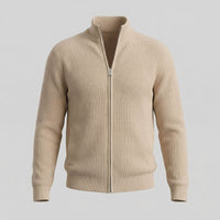 Franklin Ribbed Zip Up Cardigan