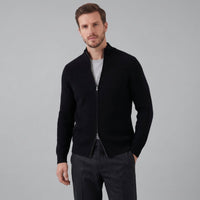Franklin Ribbed Zip Up Cardigan