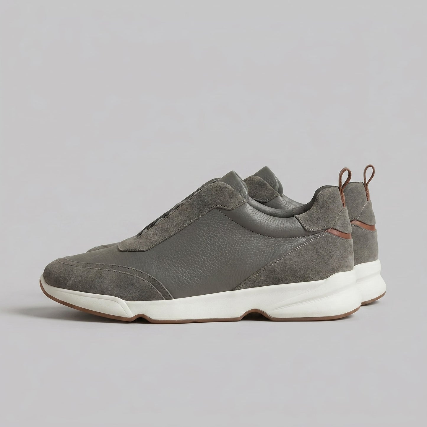 Somerset Leather and Suede Sneakers_12