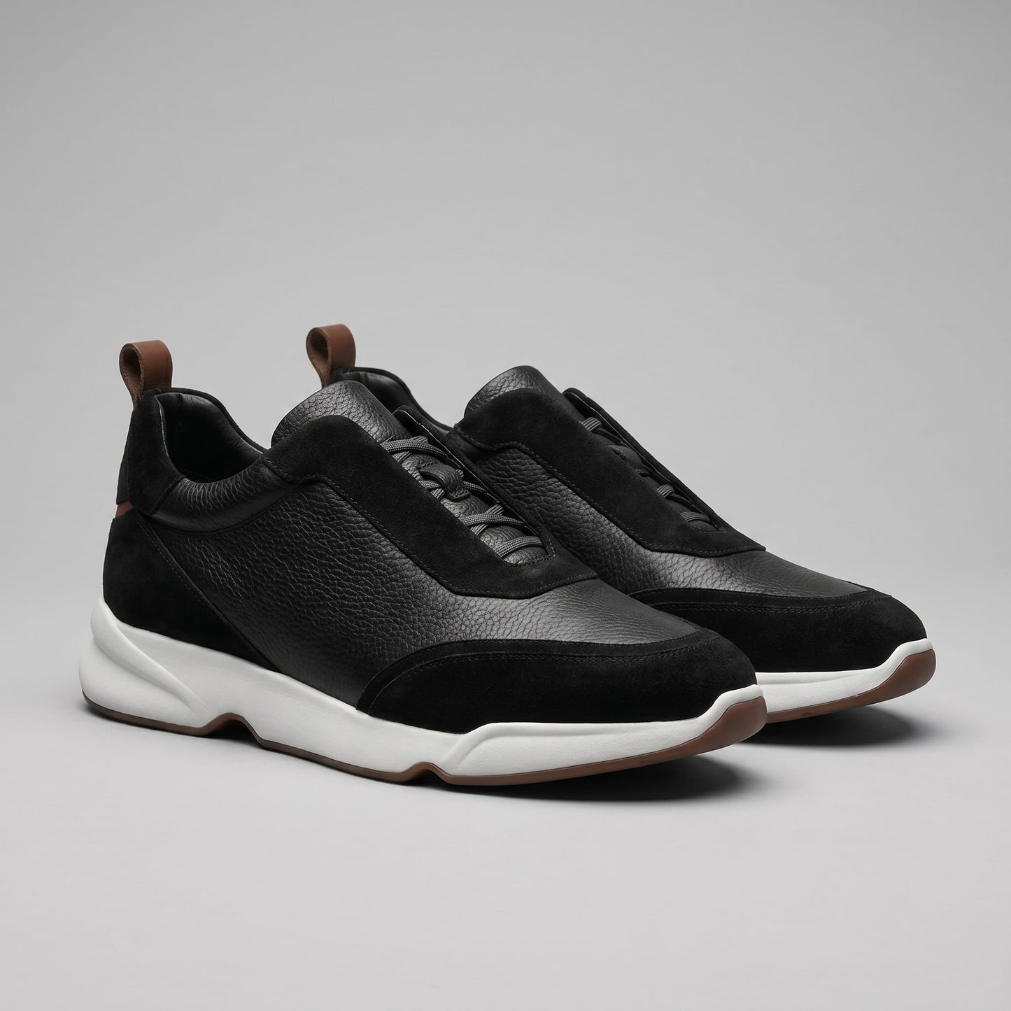 Somerset Leather and Suede Sneakers_6