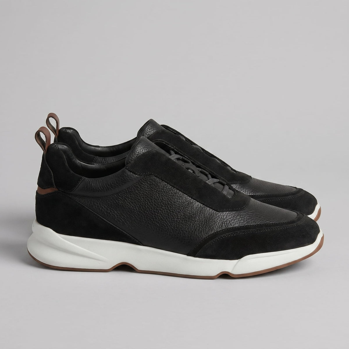 Somerset Leather and Suede Sneakers_7