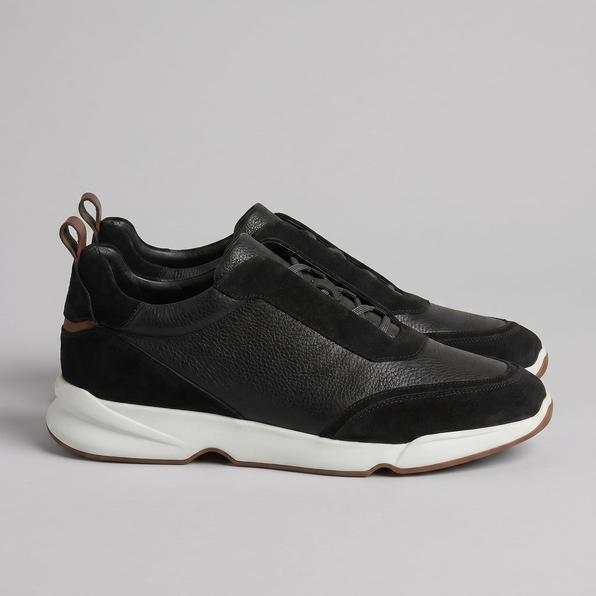 Somerset Leather and Suede Sneakers
