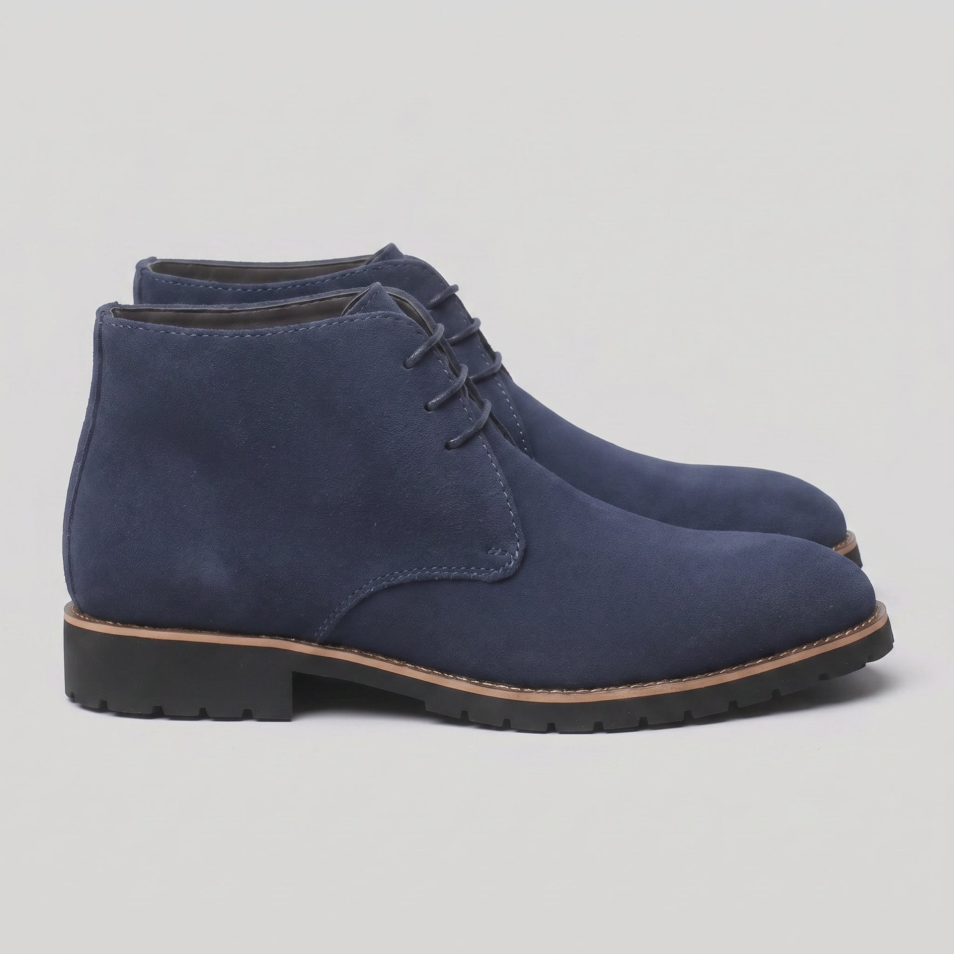 Stafford Faux Leather Chukka Boots