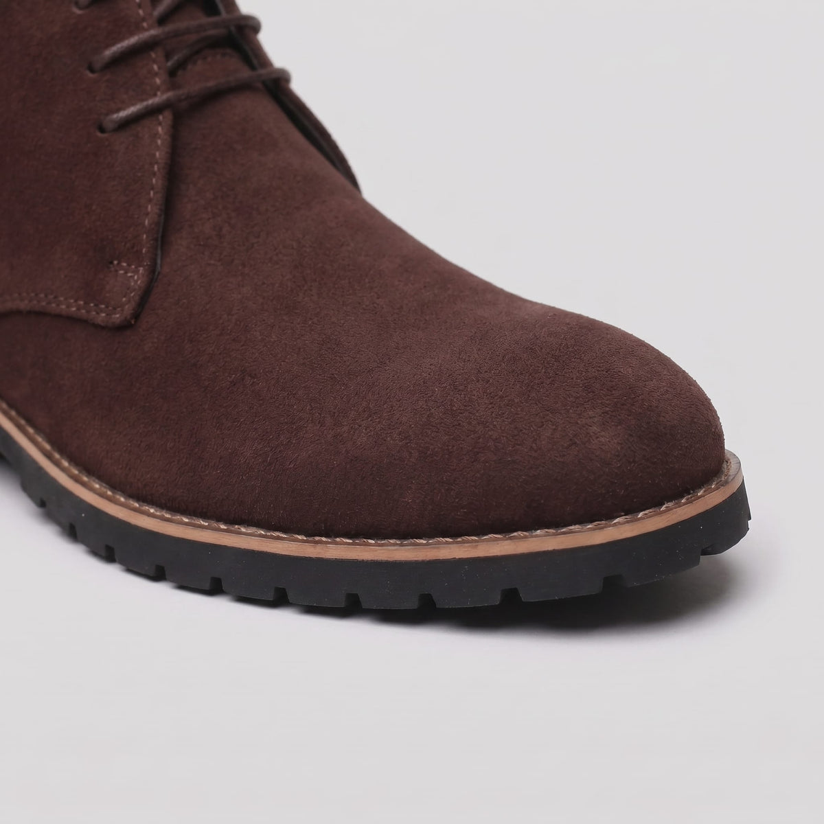 Stafford Faux Leather Chukka Boots