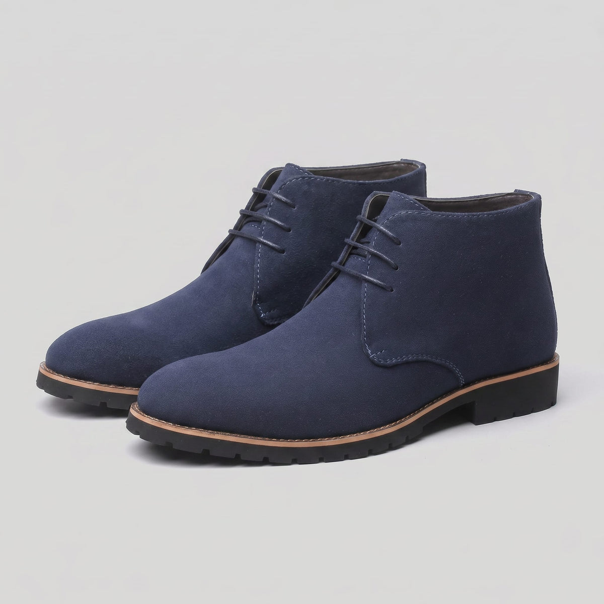 Stafford Faux Leather Chukka Boots