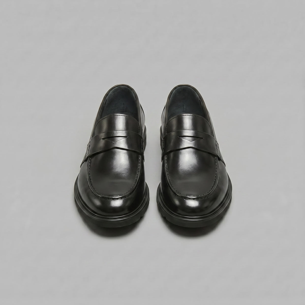 Millard Faux Leather Penny Loafers