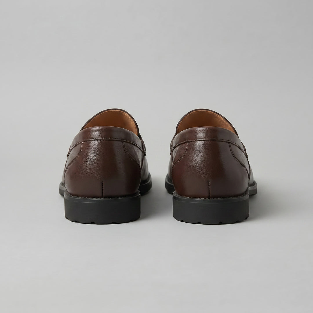 Millard Faux Leather Penny Loafers