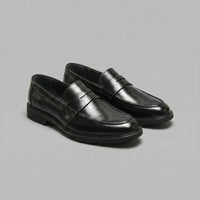 Millard Faux Leather Penny Loafers