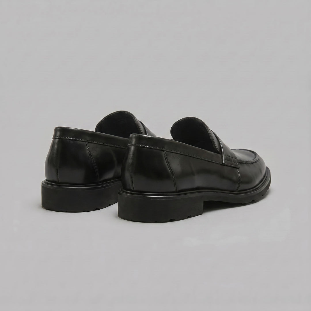 Millard Faux Leather Penny Loafers