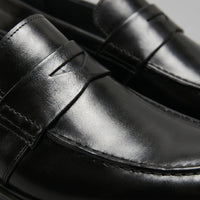 Millard Faux Leather Penny Loafers