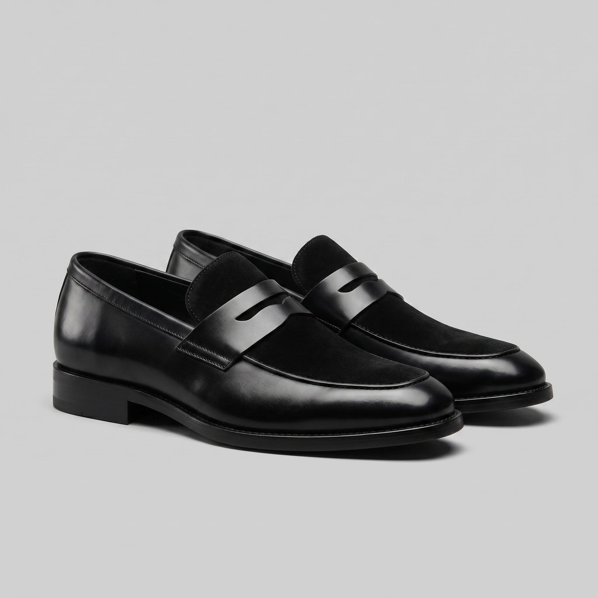 Middleton Suede Panel Penny Loafers