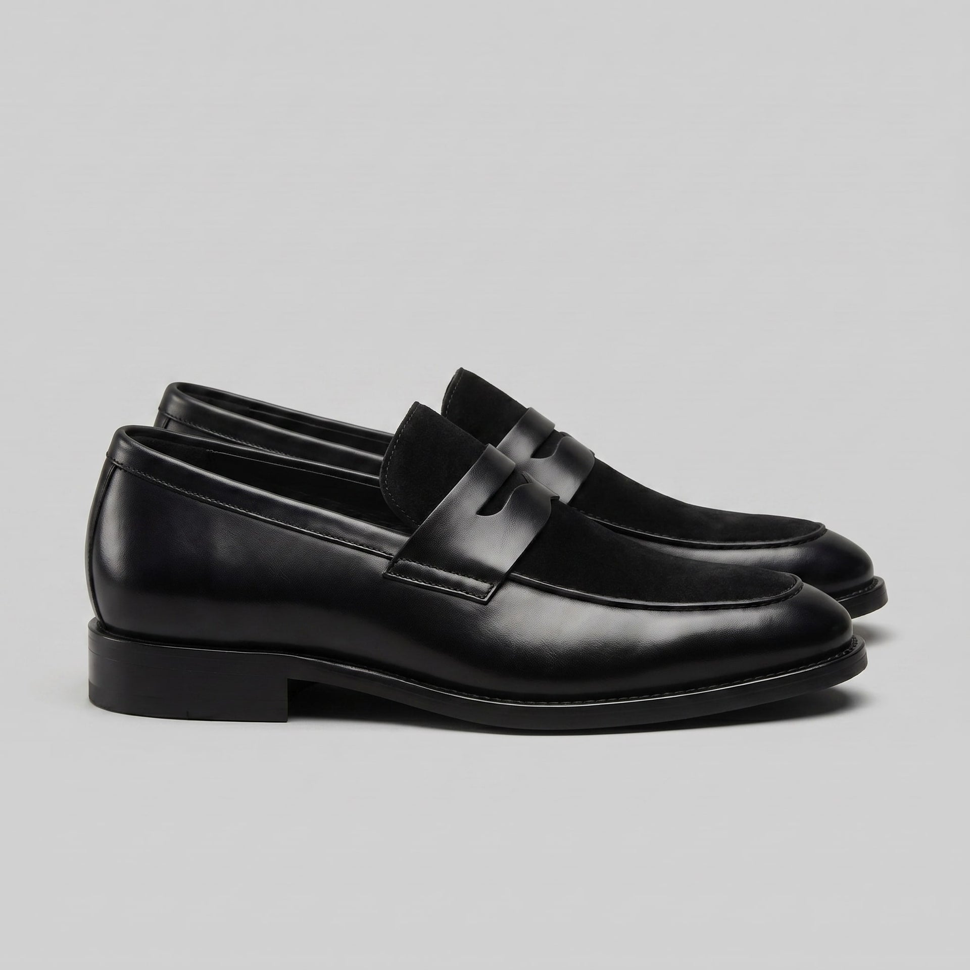 Middleton Suede Panel Penny Loafers