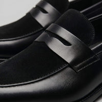 Middleton Suede Panel Penny Loafers