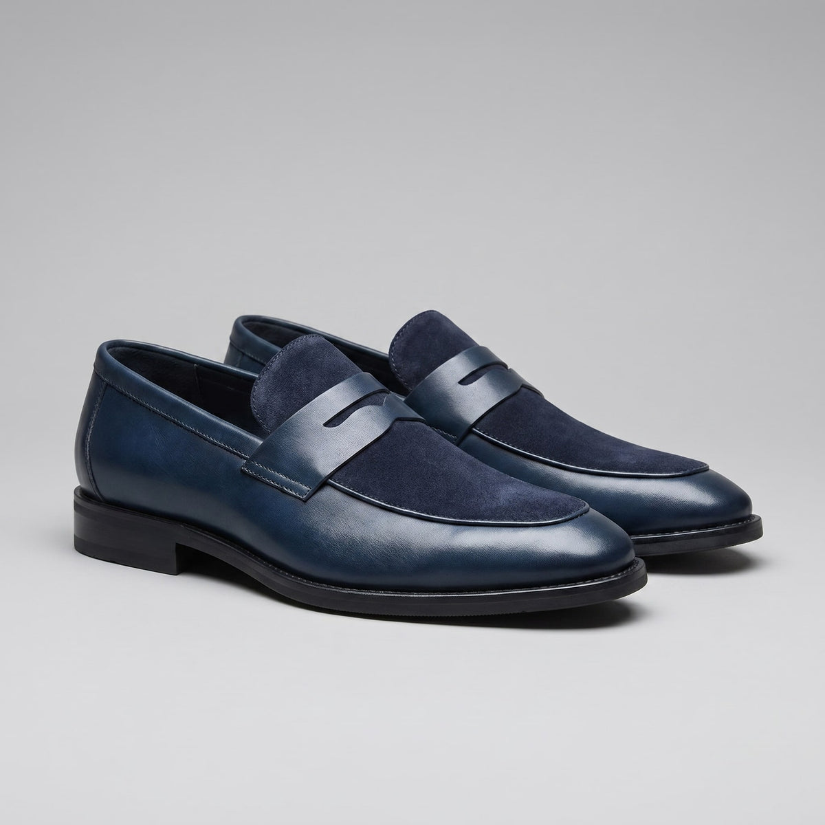 Middleton Suede Panel Penny Loafers