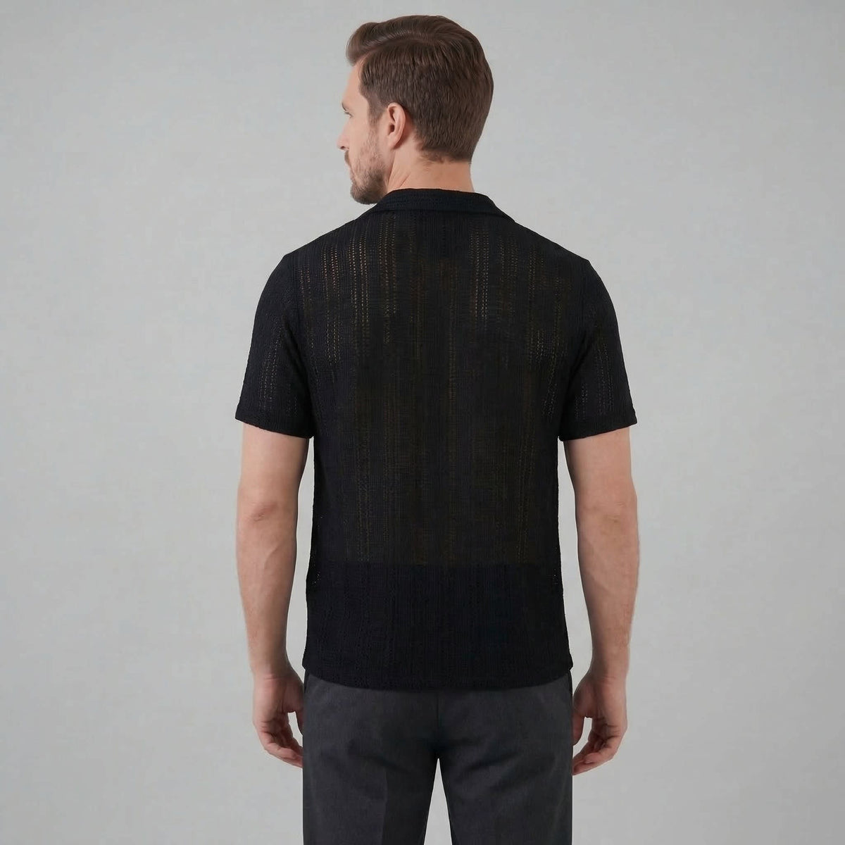 Jonas Open Knit Camp Collar Shirt_7