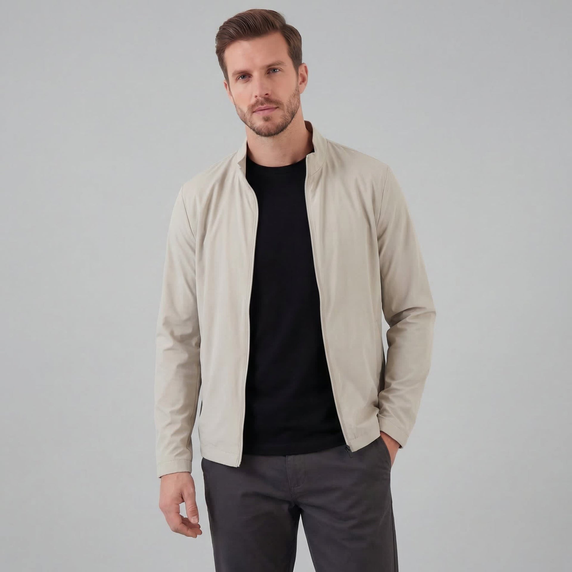 Hedley Lightweight Zip Up Jacket