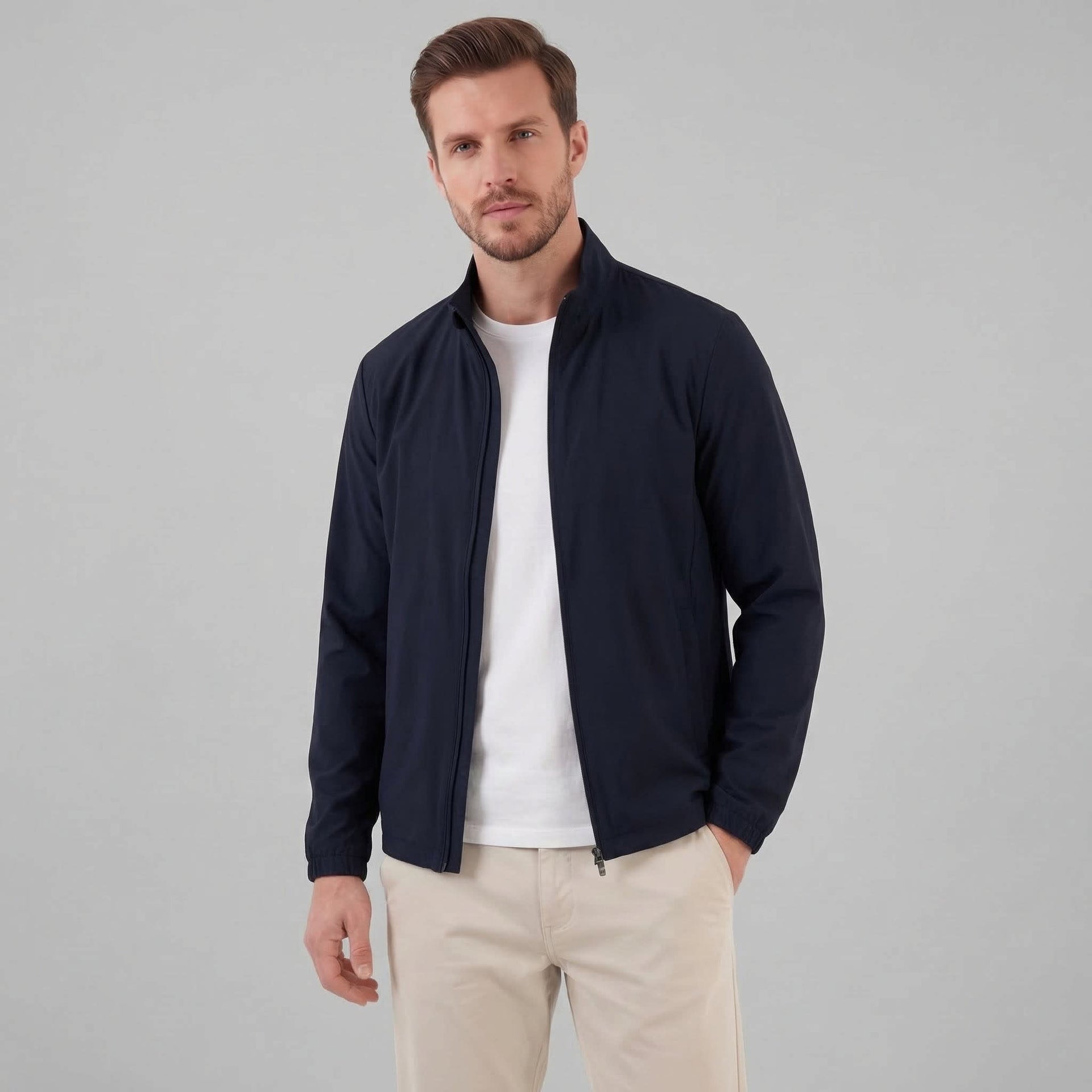 Hedley Lightweight Zip Up Jacket
