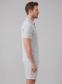 Camden Textured Zip Polo and Shorts Set