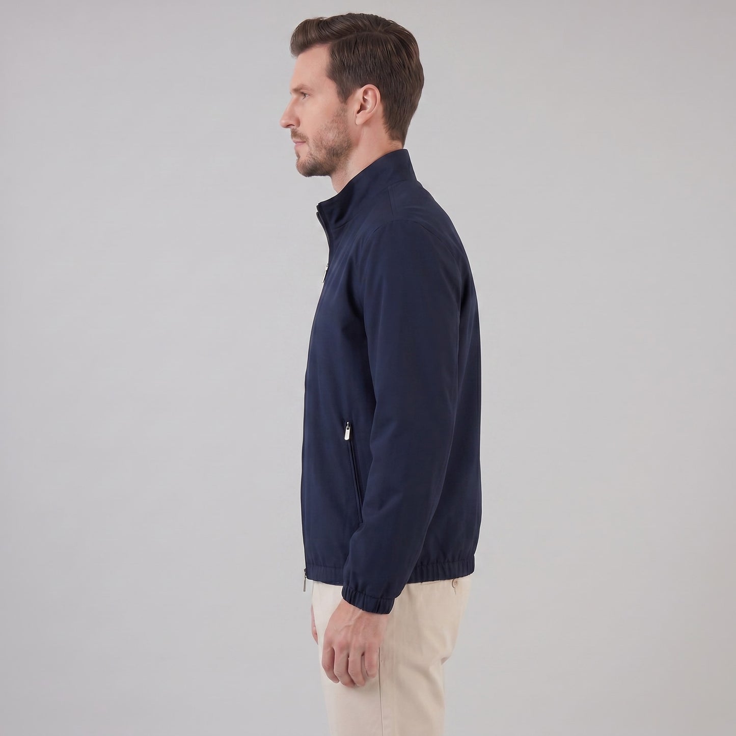 Lathrop Stand Collar Bomber Jacket_13