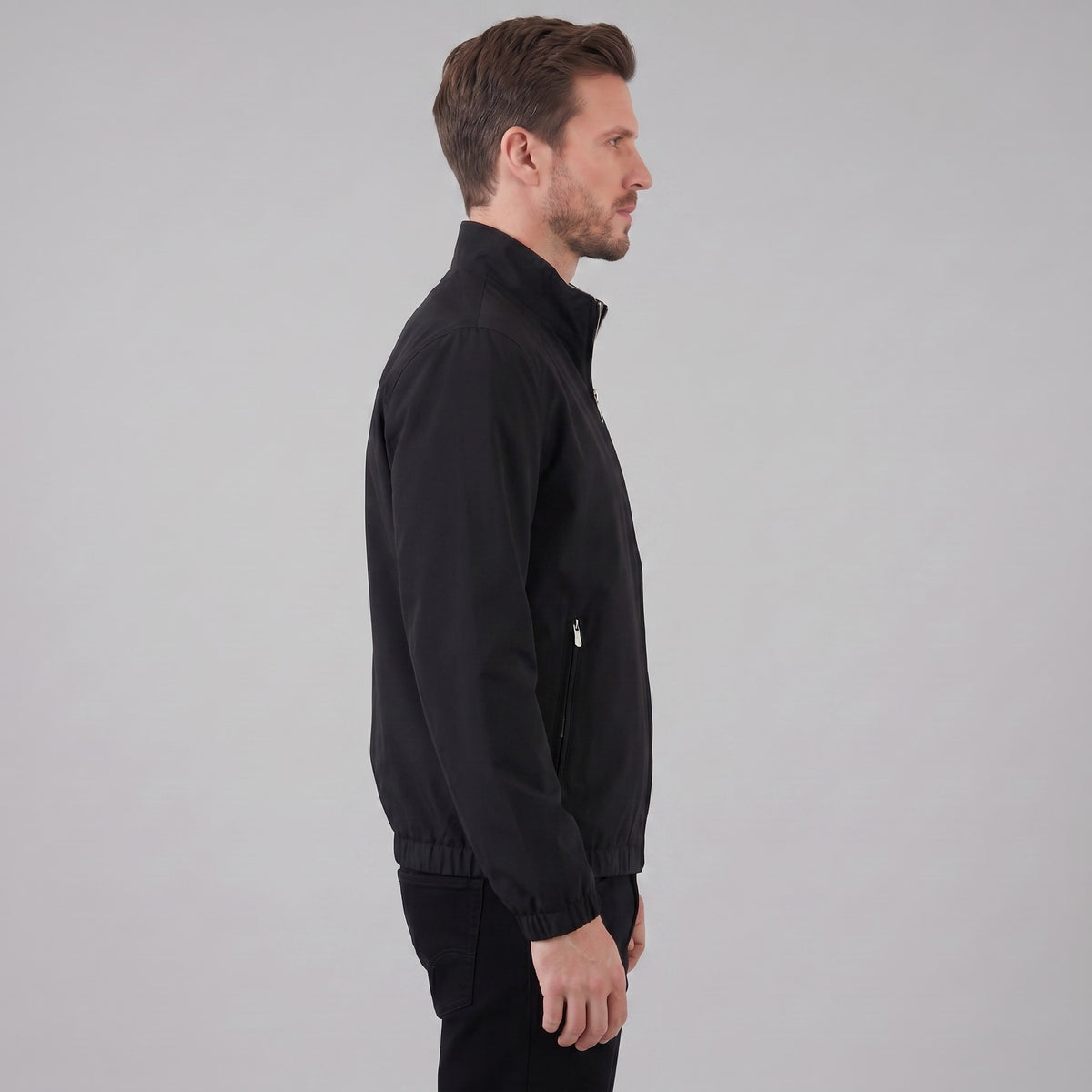 Lathrop Stand Collar Bomber Jacket