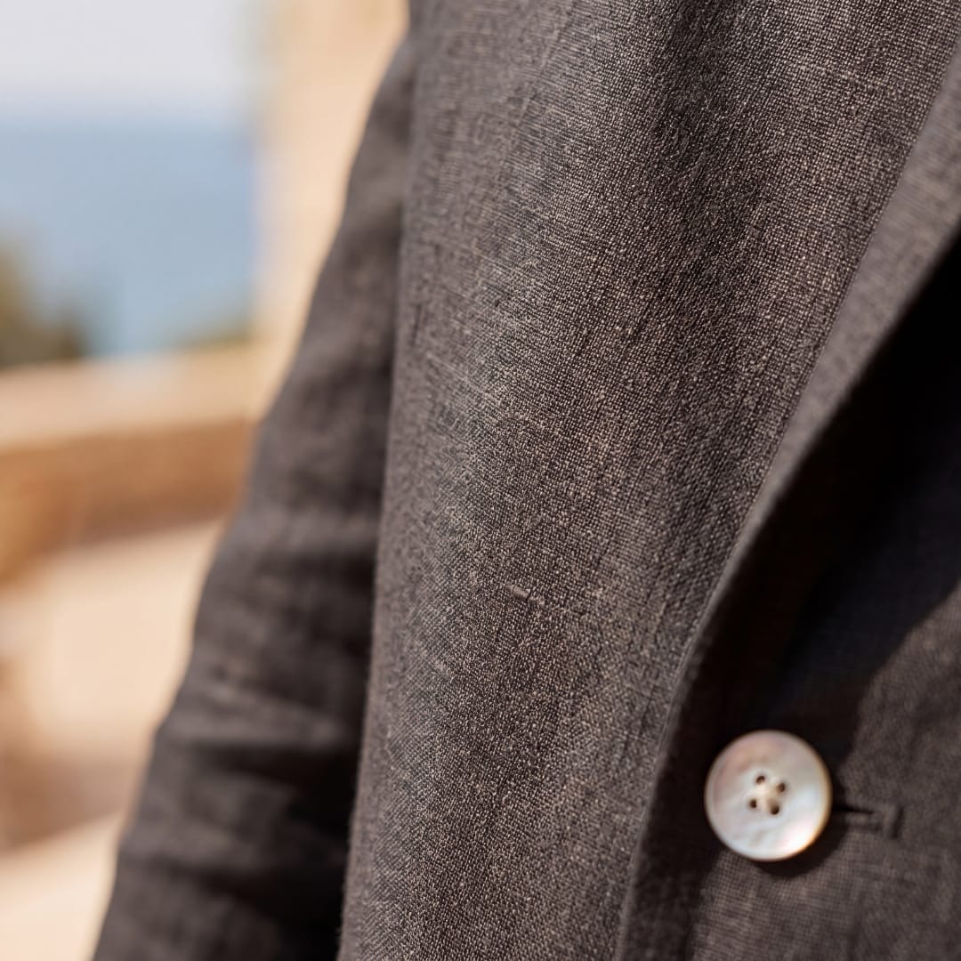 Gage Unstructured Linen Blazer