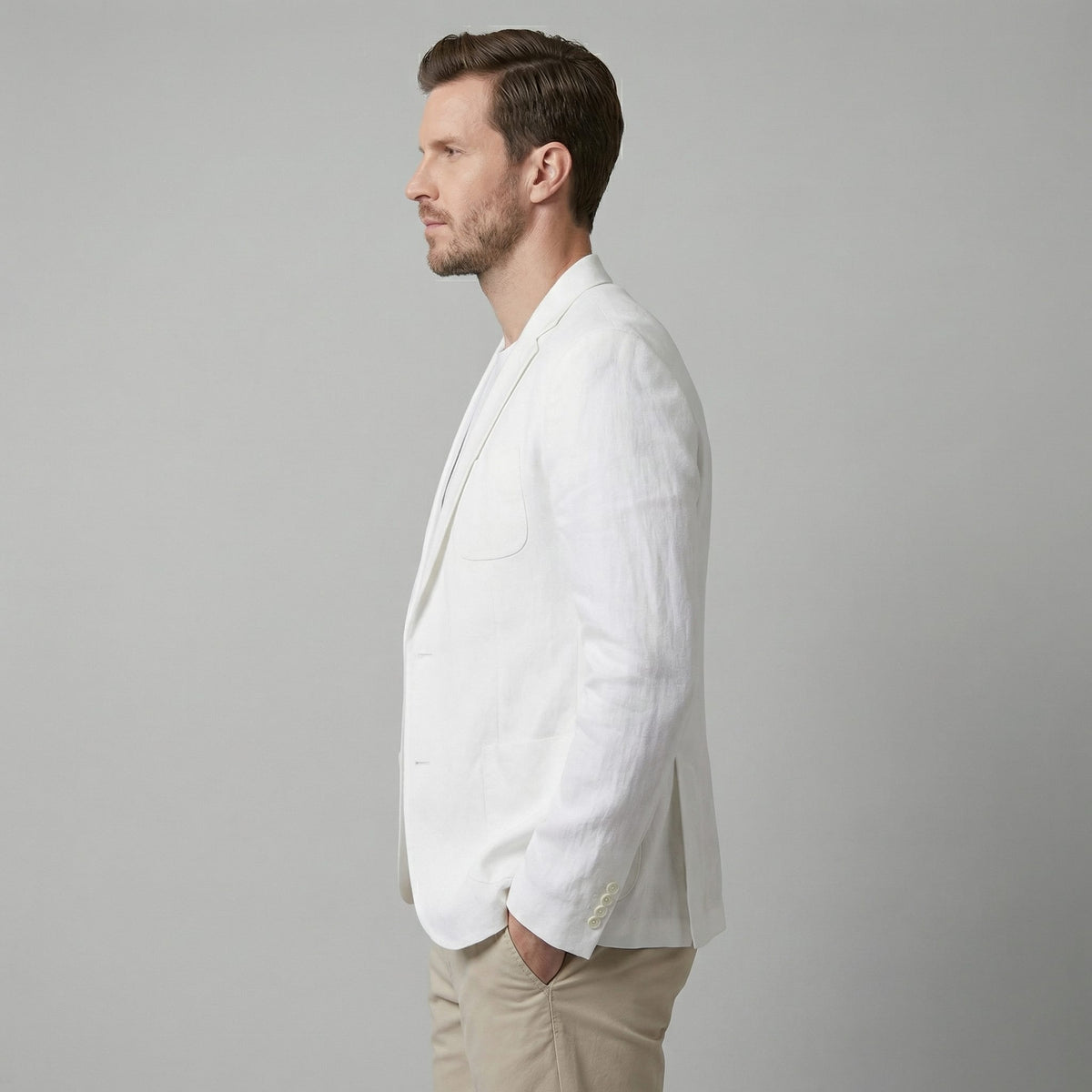 Gannon Lightweight Linen Blazer