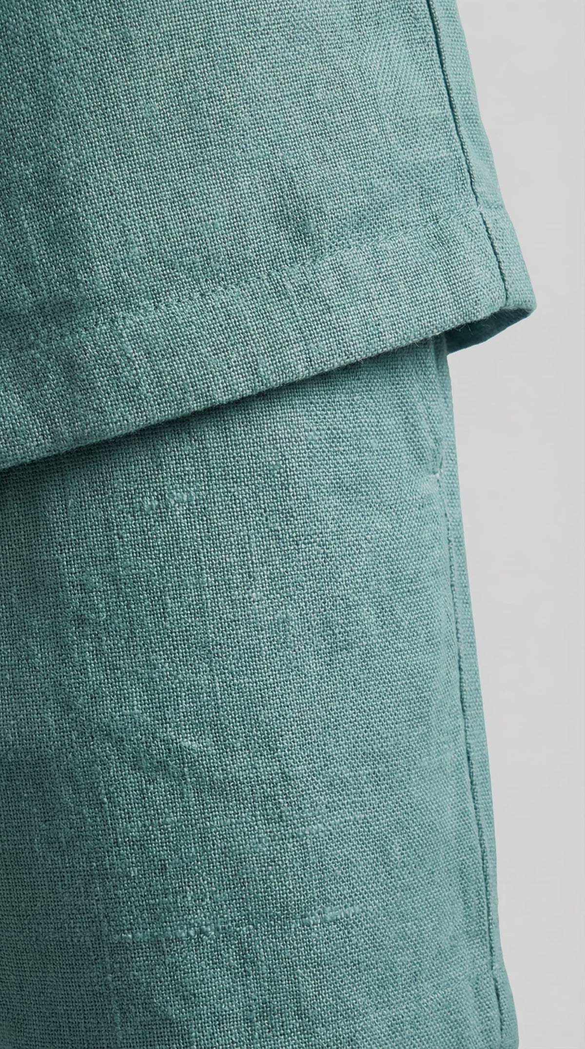 Carson Linen Blend Camp Collar Shirt and Shorts Set_14