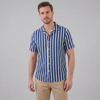 Judah Linen Blend Camp Collar Shirt