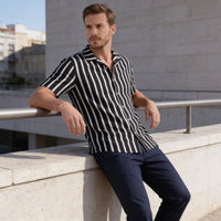 Judah Linen Blend Camp Collar Shirt