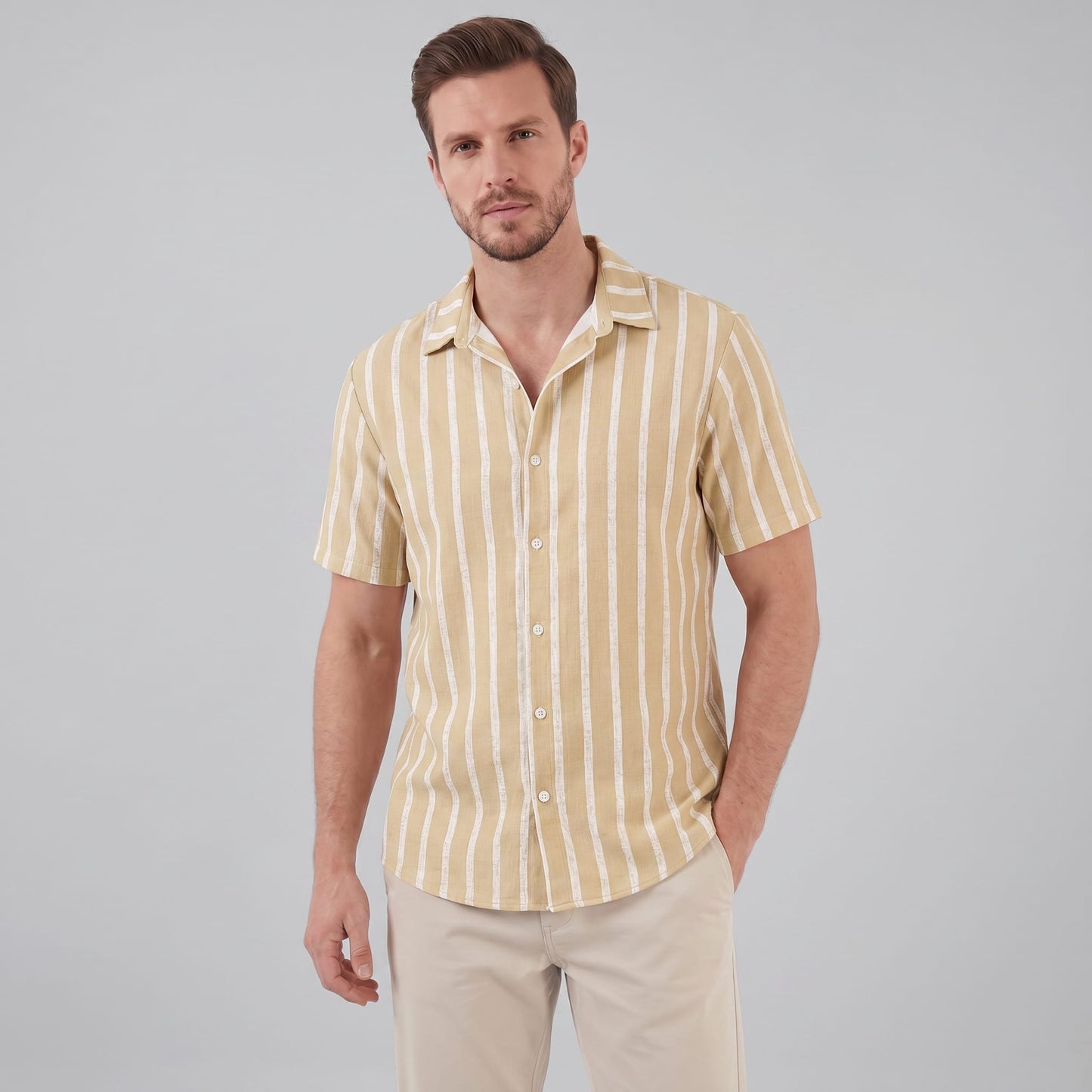 Judah Linen Blend Camp Collar Shirt_13