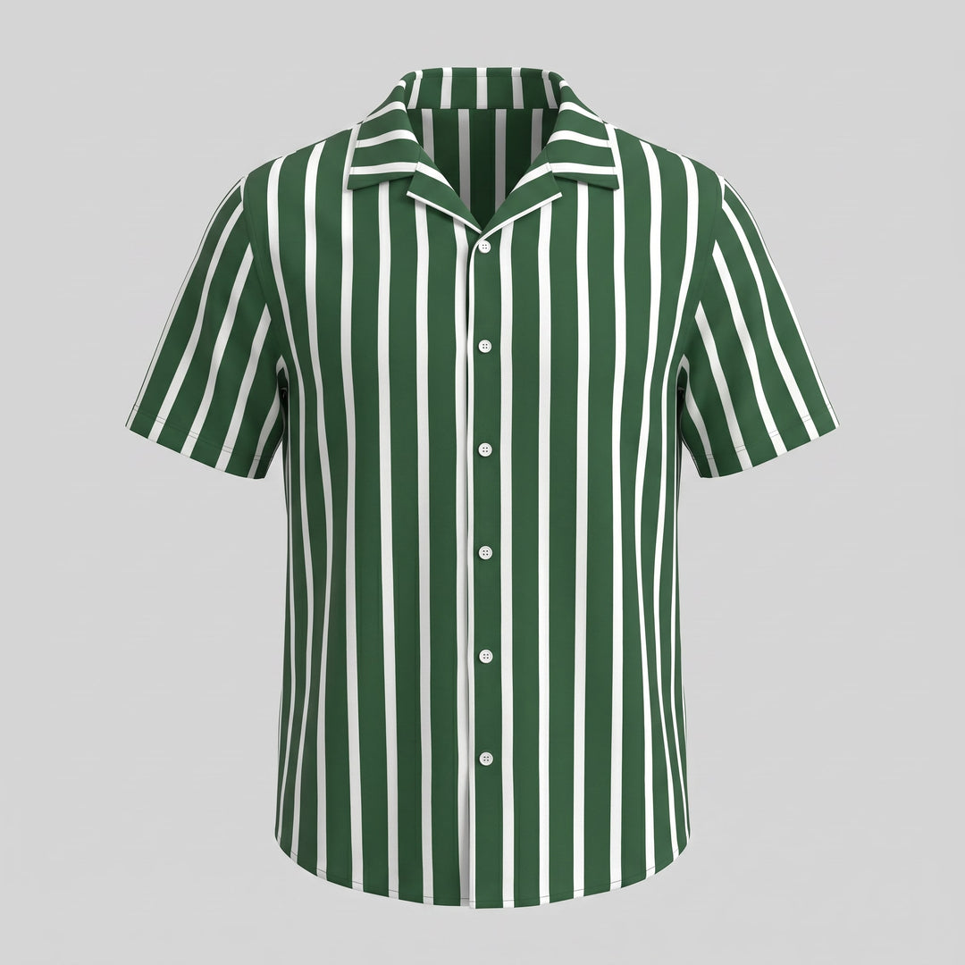 Judah Linen Blend Camp Collar Shirt
