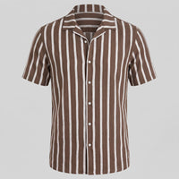 Judah Linen Blend Camp Collar Shirt