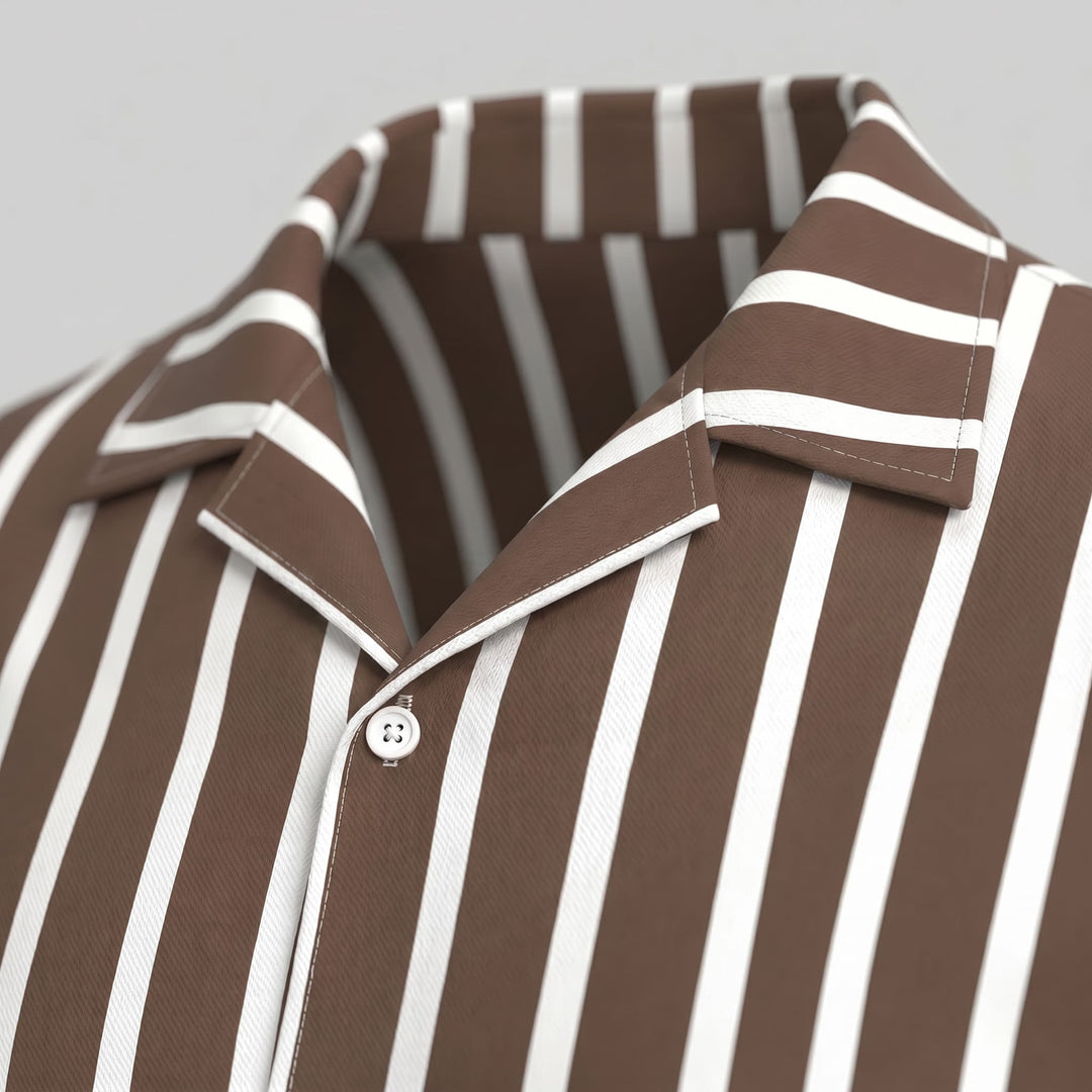 Judah Linen Blend Camp Collar Shirt