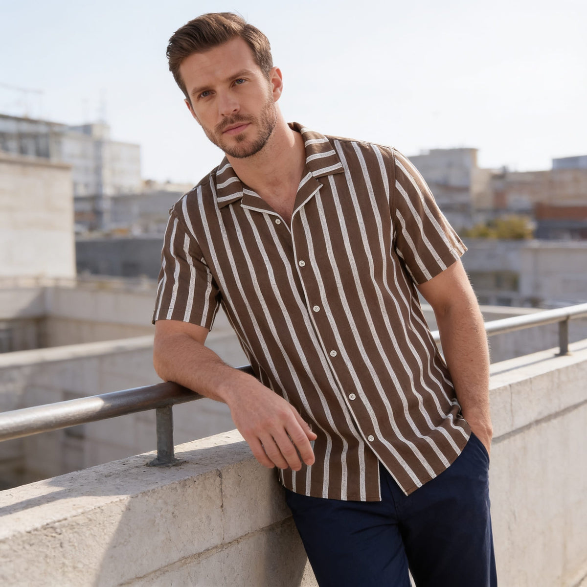 Judah Linen Blend Camp Collar Shirt_30