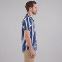 Judah Linen Blend Camp Collar Shirt