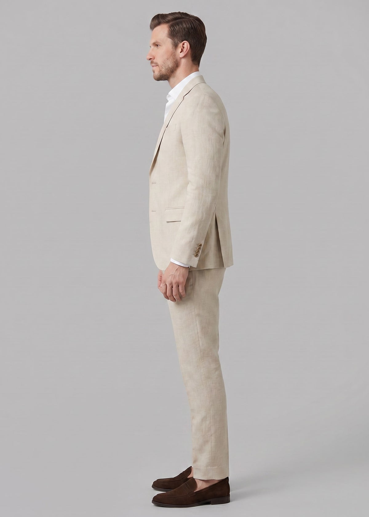 Chandler Linen Blend Wedding Suit