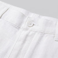 Clayton Linen Camp Collar Shirt and Shorts Set