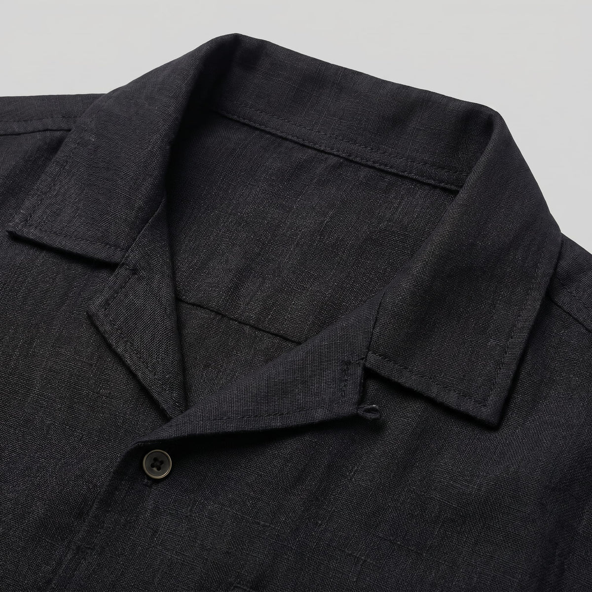 Clayton Linen Camp Collar Shirt and Shorts Set_4