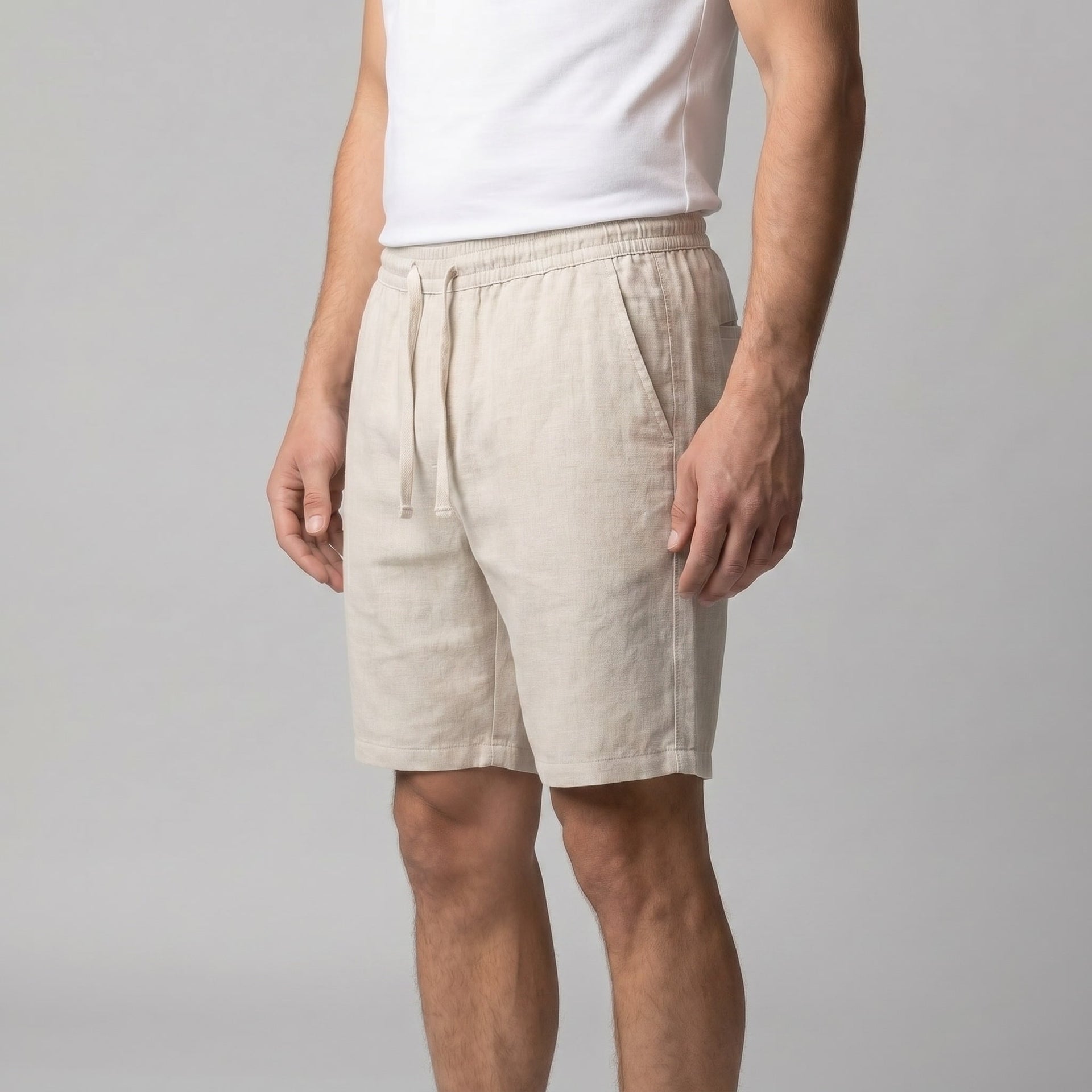 Elmore Linen Drawstring Shorts