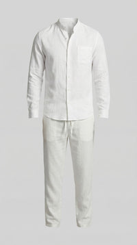 Cody Linen Shirt and Pants Set