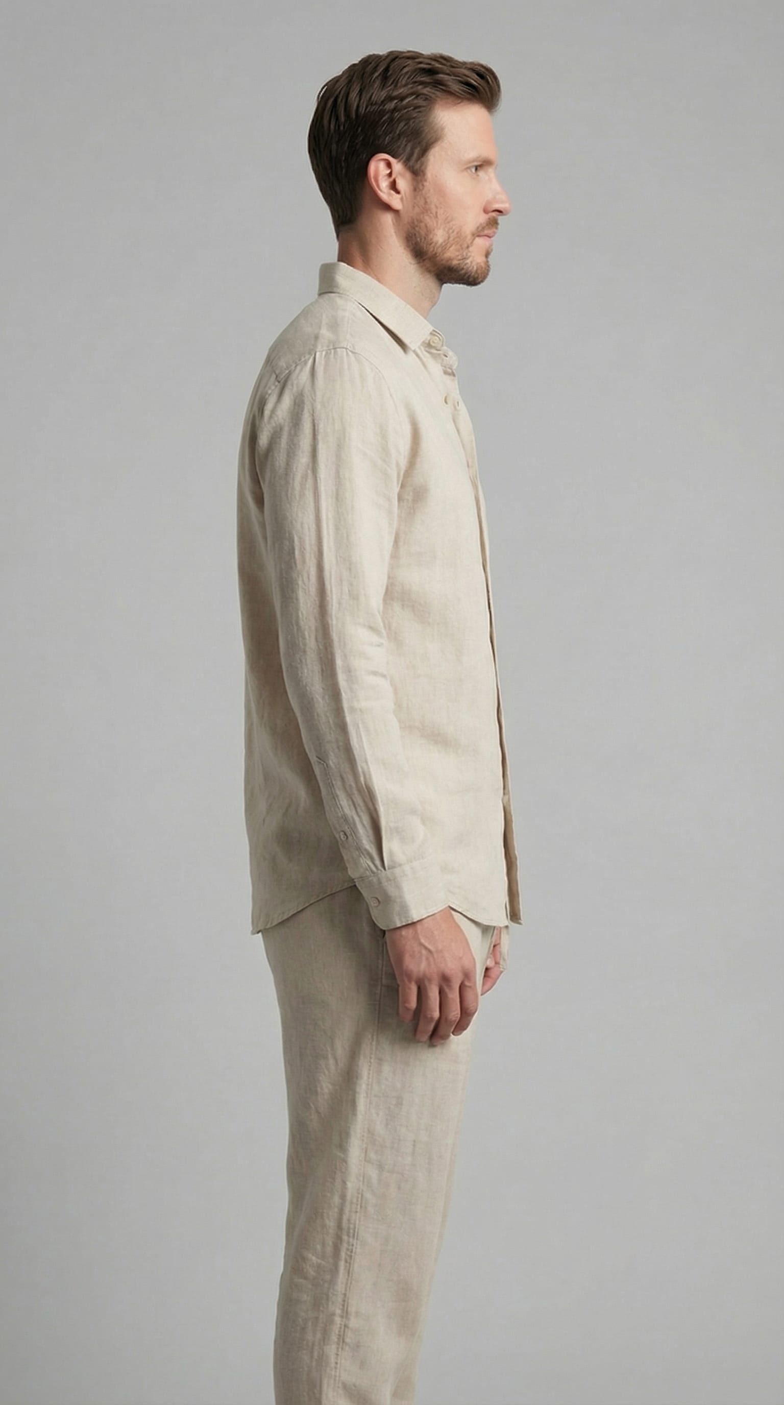 Cody Linen Shirt and Pants Set
